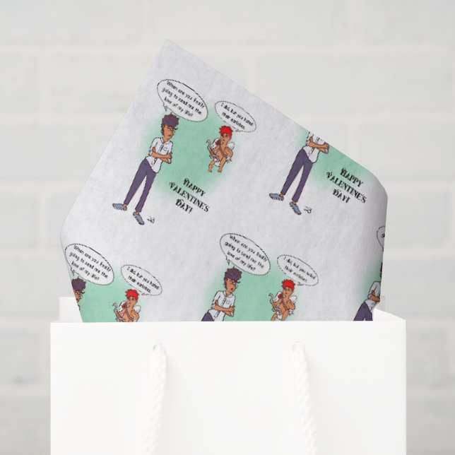 Ohrläppchen Valentinstag Tissue-Papier Seidenpapier (Geschenktüte)