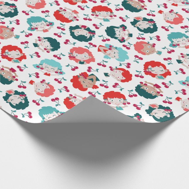 Ohrringe Geschenkpapier (Ecke)