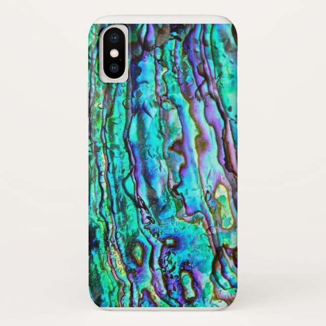 Ohrschnecke Paua Muschelbild iphone X Fall Case-Mate iPhone Hülle (Rückseite)