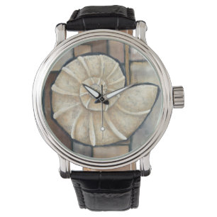 Ohrschnecken-Muschel Armbanduhr