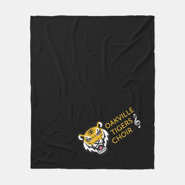 OHSChoir Tigers Dark Fleece Blanket (Vorderseite)