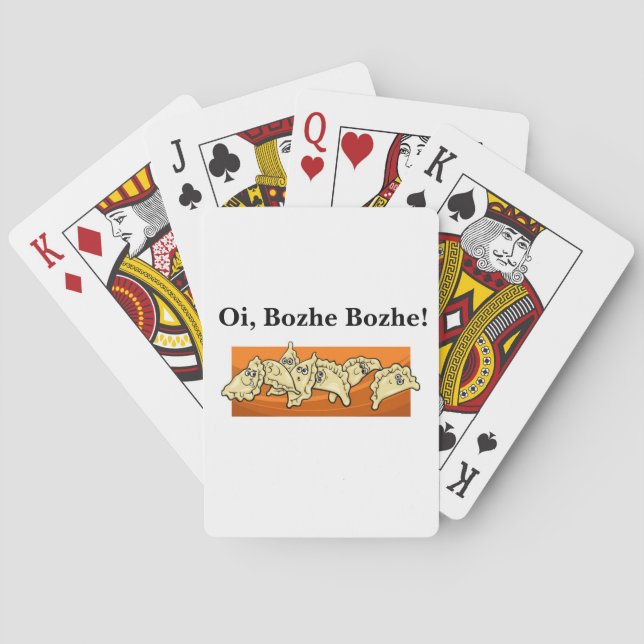 Oi Bozhe Bozhe Perogies Pierogies Spielkarten (Rückseite)