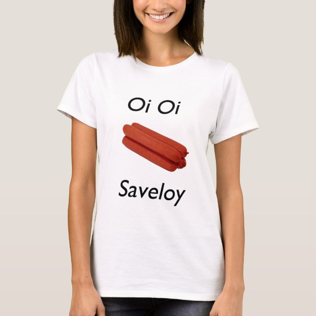 Oi Oi Zervelatwurst T-Shirt (Vorderseite)