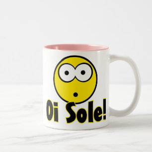 Oi Sohle! Zweifarbige Tasse