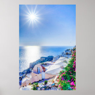 oia-417822 oia-417822 oia santorini Sommerrot Poster