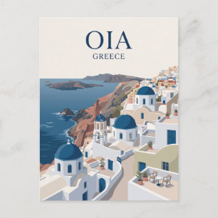 Oia Dorf Griechenland Postkarte