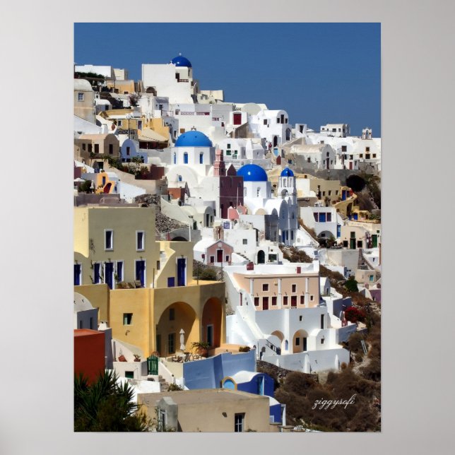 Oia, Greece poster (Vorne)