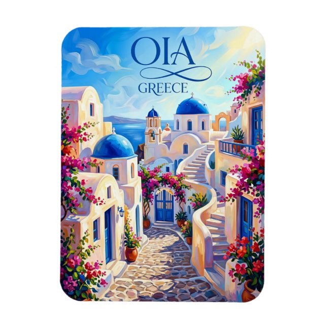 Oia Griechenland Magnet (Vertikal)