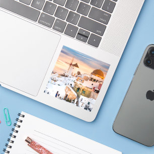 Oia Santorini Aufkleber