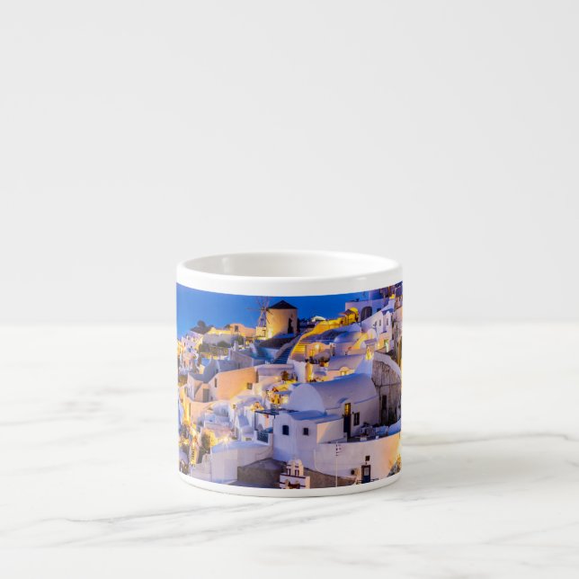 Oia Santorini Espressotasse (Vorderseite)