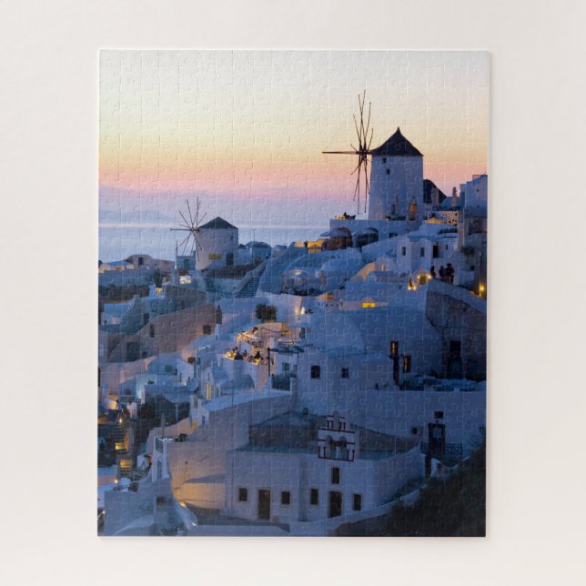 Oia Santorini Griechenland Sunset (Vertikal)