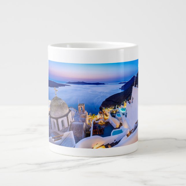 Oia Santorini Jumbo-Tasse (Vorderseite)