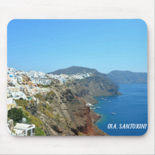 Oia, Santorini-Landschaft Mousepad