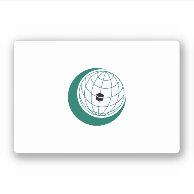 OIC - Organisation der islamischen Zusammenarbeit Aufkleber (Vorderseite)