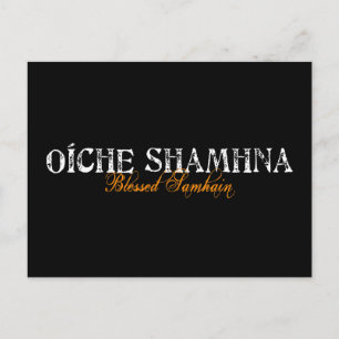 Oíche Shamhna: Wunde Samhain Postkarte