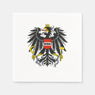 Oida Austria Dialect Eagle Serviette