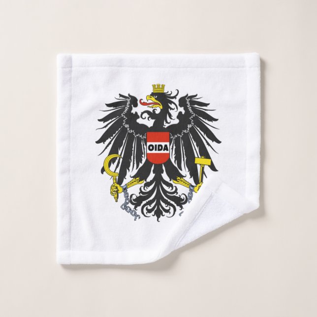 Oida Austria Dialect Eagle Waschlappen (Waschlappen)