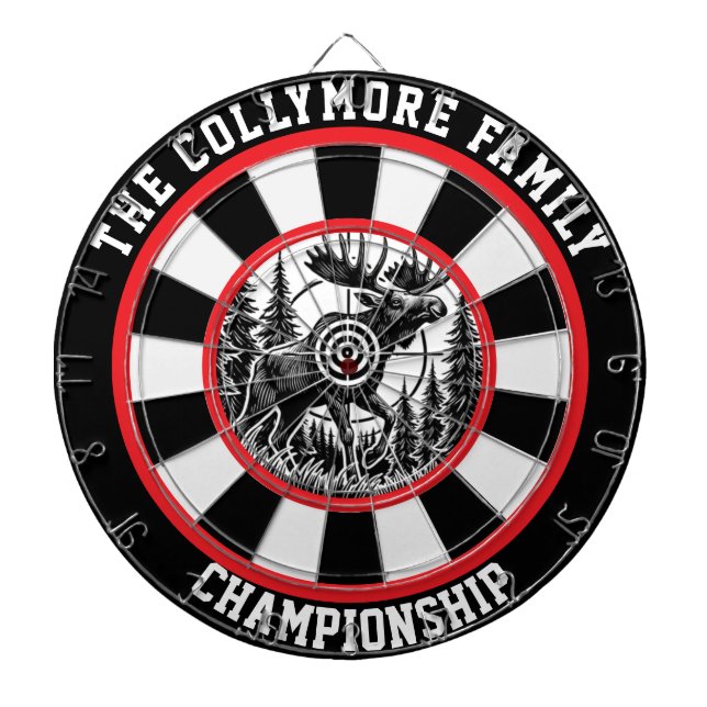 Oie de la scène forestière dans la cible (Devant)