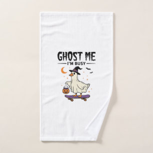 Oie d'Halloween Fantôme Me Je Suis Occupé Skateboa