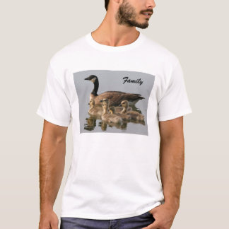 Oie du Canada et T-shirt de ses de couvée hommes