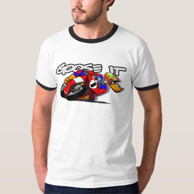 Oie il T-shirt de sonnerie de Roadrace (Devant)