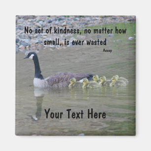 Oies du Canada Actes de gentillesse Magnet inspira