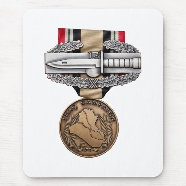OIF Kampf-Aktions-Abzeichen Mousepad (Vorne)