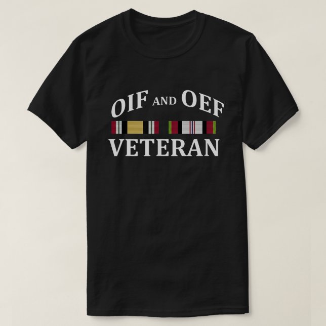 OIF und OEF Veteranentag T-Shirt (Design vorne)