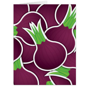 Oignons violets funky