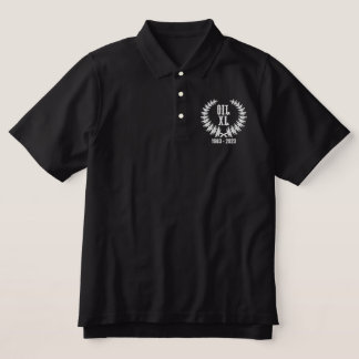 OIL 40 Jubiläum bestickter Polo - dunkel