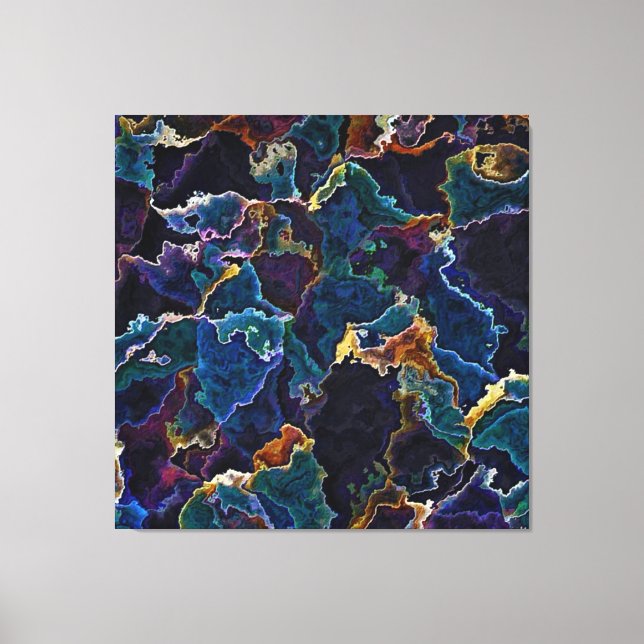 Oil Slick Canvas Print Leinwanddruck (Vorderseite)
