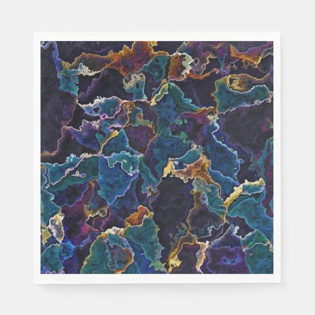 Oil Slick Napkins Serviette (Vorderseite)