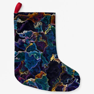 Oil Slick Small Christmas Strumpf Kleiner Weihnachtsstrumpf