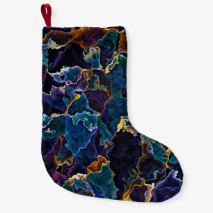 Oil Slick Small Christmas Strumpf Kleiner Weihnachtsstrumpf