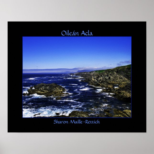 Oileán Acla (Insel Achill) Poster.. Poster (Vorne)