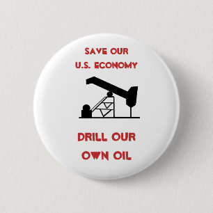oilrigapplication, retten unsere US-Wirtschaft, Button