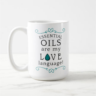 Oils Are My Love Language Coffee Mug Teal/green