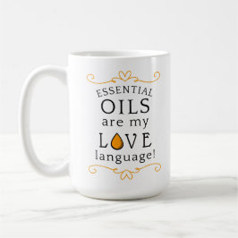 Oils Are My Love Language Coffee Mug Yellow/Gold Kaffeetasse