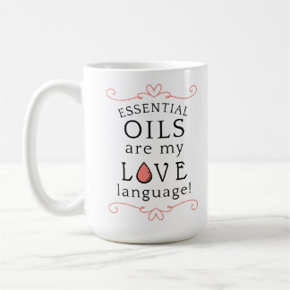 Oils Are My Love Language Mug Coral/Pink Kaffeetasse