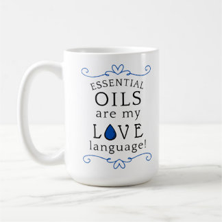 Oils Are My Love Language Mug Navy/Blue Kaffeetasse