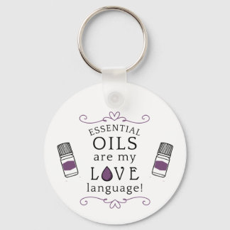 Oils are My Love Language Purple Schlüsselanhänger