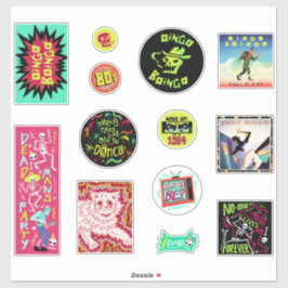 Oingo Boingo 12 sticker set