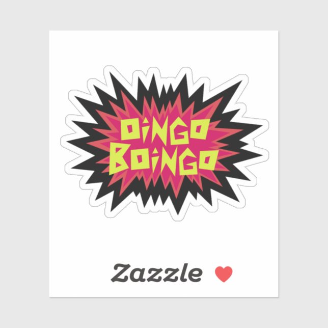 Oingo Boingo Spiky Aufkleber (Blatt)