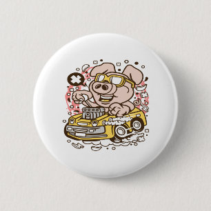 Oink Hotrod Button