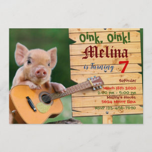 Oink, Oink ! invitation de la guitare à la fête du