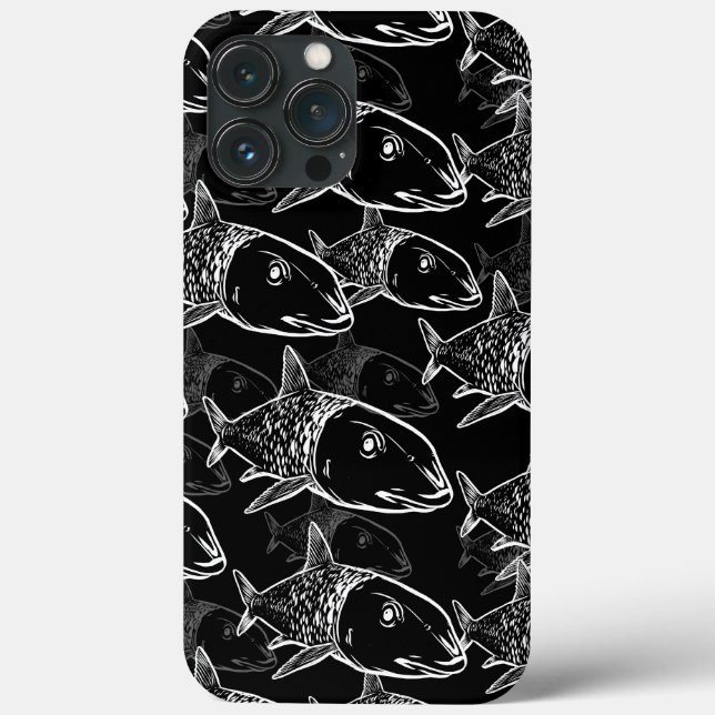 Oio - hawaiianische Bonefish-Druckmuster Case-Mate iPhone Hülle (Rückseite)