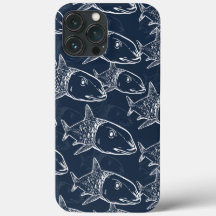 Oio - hawaiianische Bonefish-Druckmuster