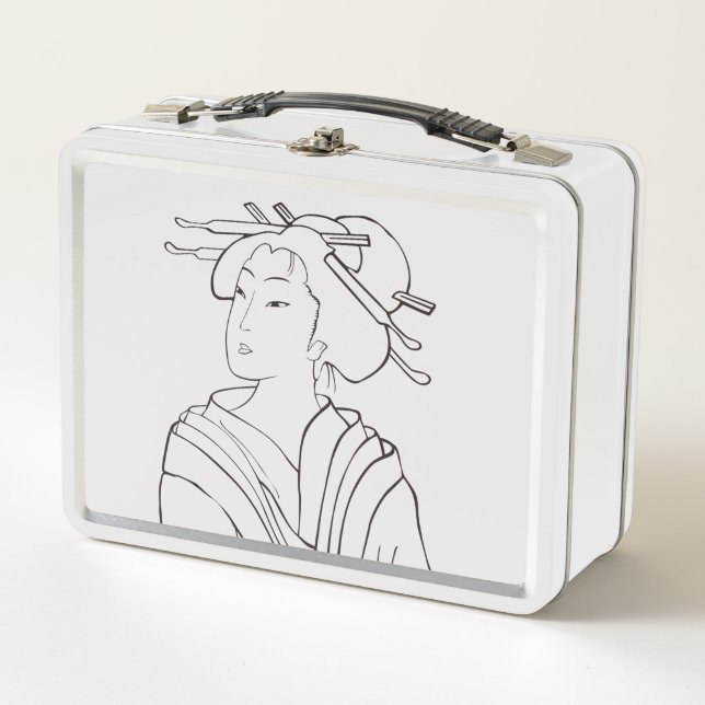 Oiran Metall Brotdose (Vorderseite)