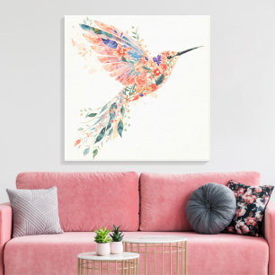 Oiseau à l'esprit libre – Art mural bohème à l'aqu