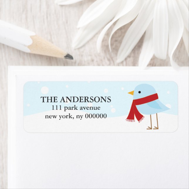 Oiseau aux Étiquettes d'Écharpe (En situation)